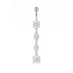 Twinkle Drop Belly Ring - EVRYJEWELS