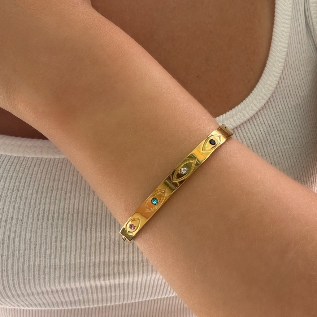 All Eyes On Me Bangle - EVRYJEWELS