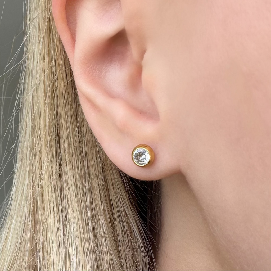 Shine On Flat Back Earrings - EVRYJEWELS
