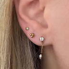 Starry Babe Flat Back Earrings Set - EVRYJEWELS