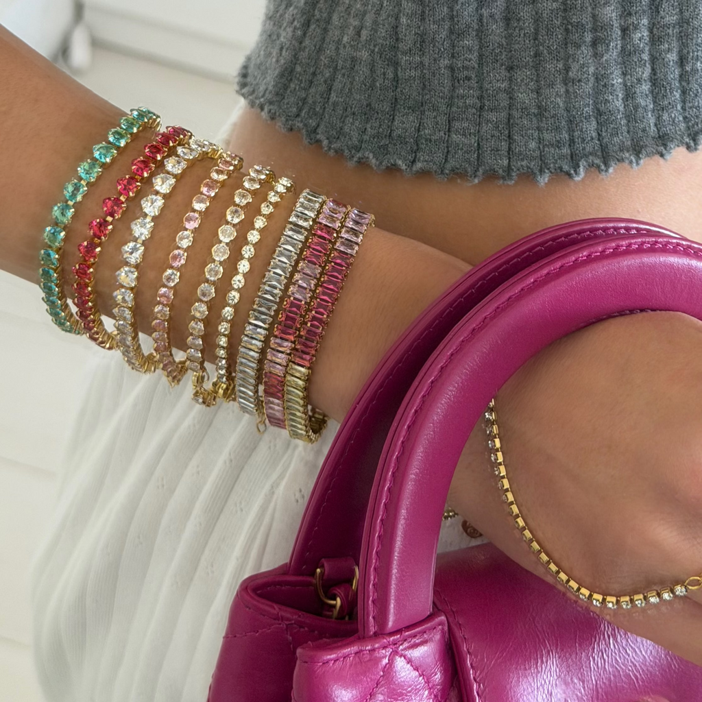 Fergie Heart Tennis Bracelet