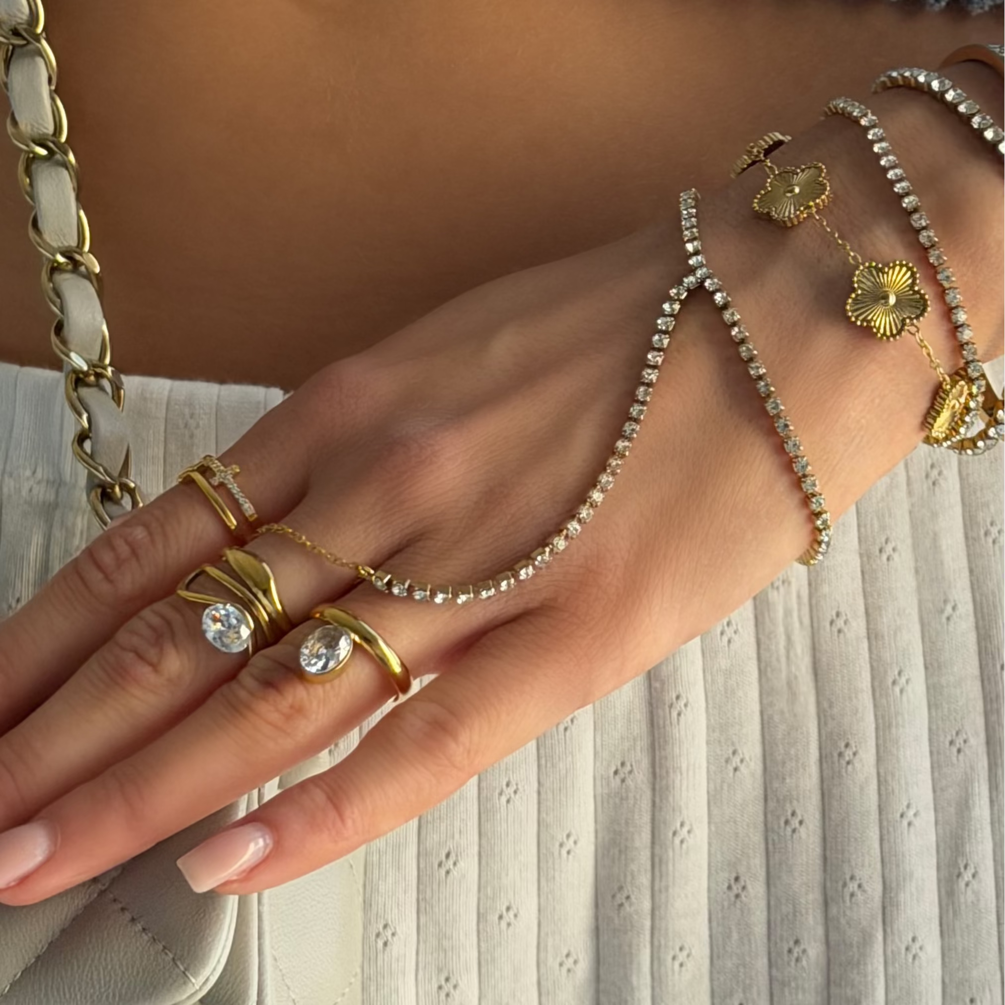 High-Shine Tennis Bracelet