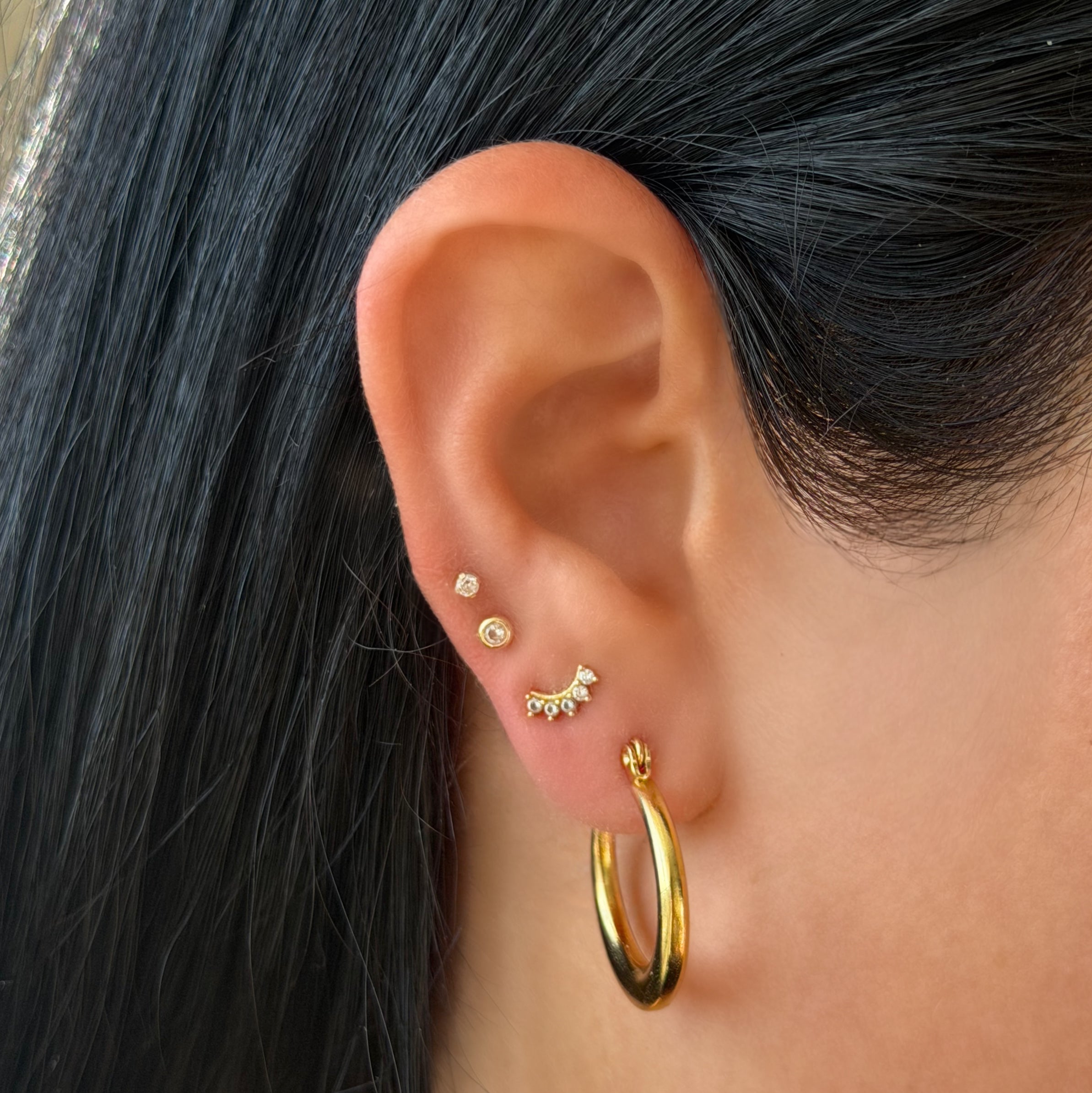 Main Character Hoop Earrings 4 Piece Pack