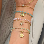 Double Layer Coastal Charm Bracelet