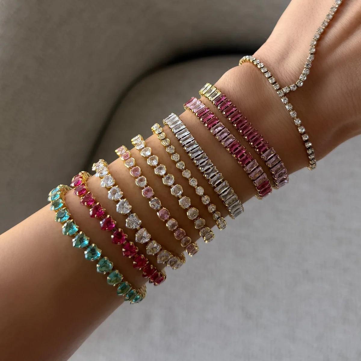 High-Shine Tennis Bracelet