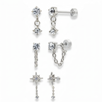 Flat Back Earrings Set Collection - EVRYJEWELS