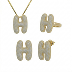 Adore Me Earring, Ring & Necklace 3 Piece Bundle - EVRYJEWELS