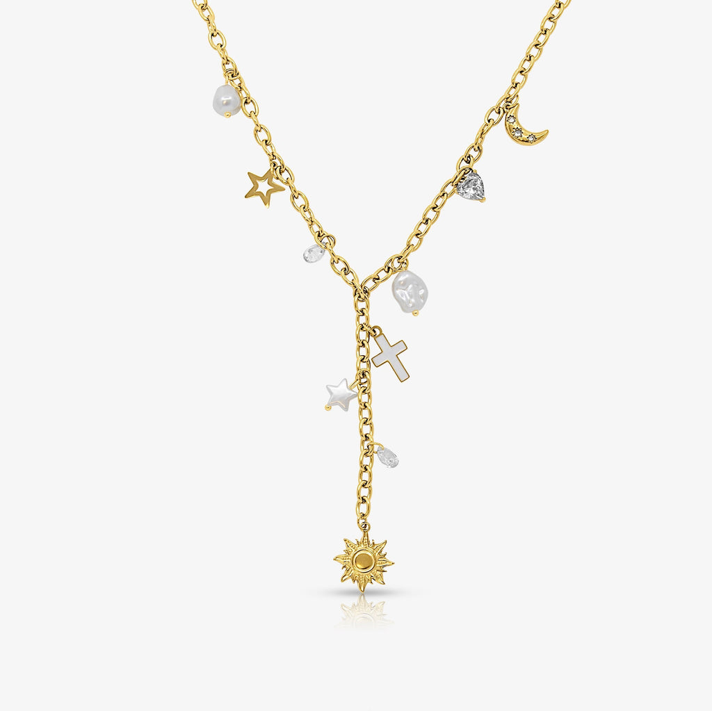 Wish Upon a Charm Lariat Necklace