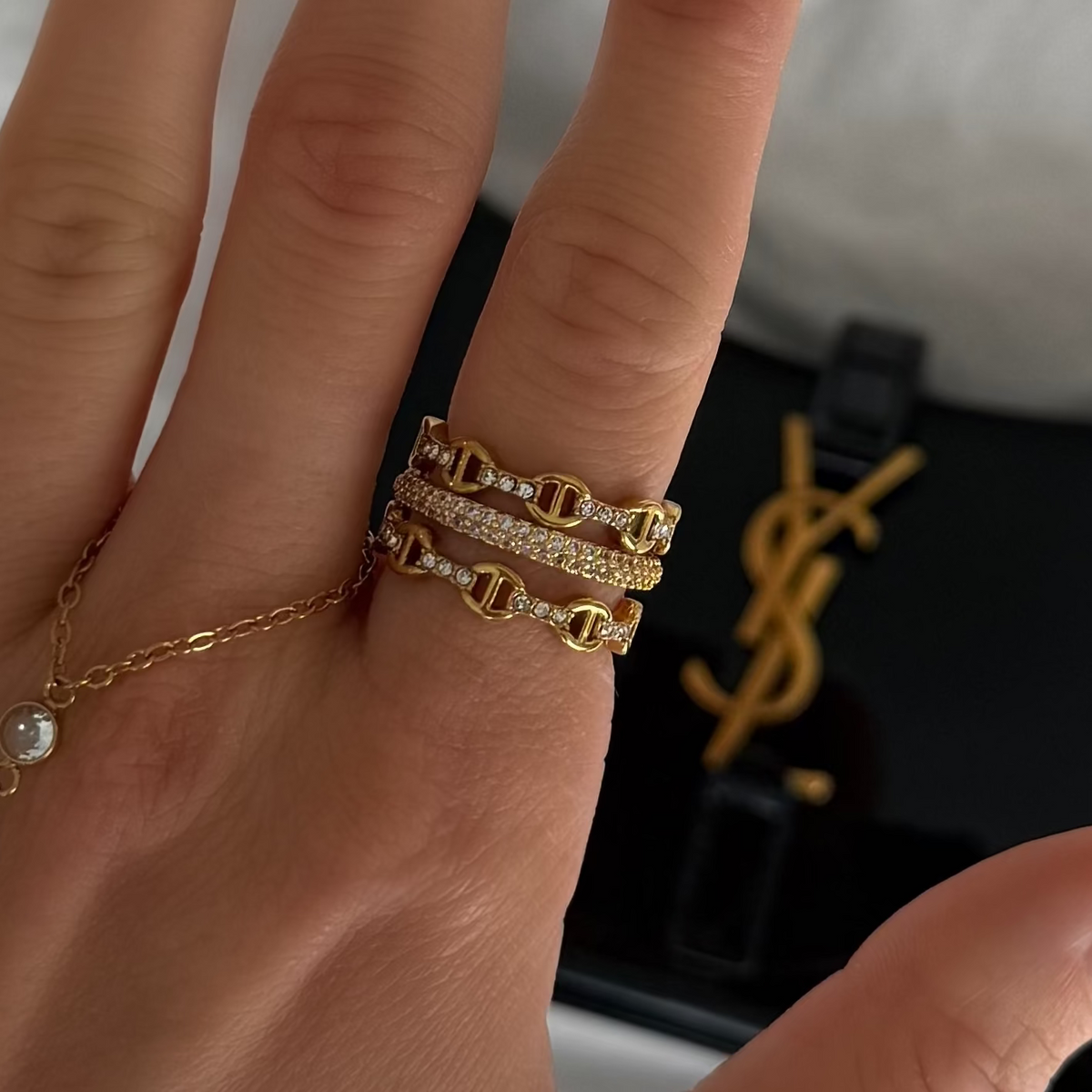 Dolce Iconic Stacked Ring