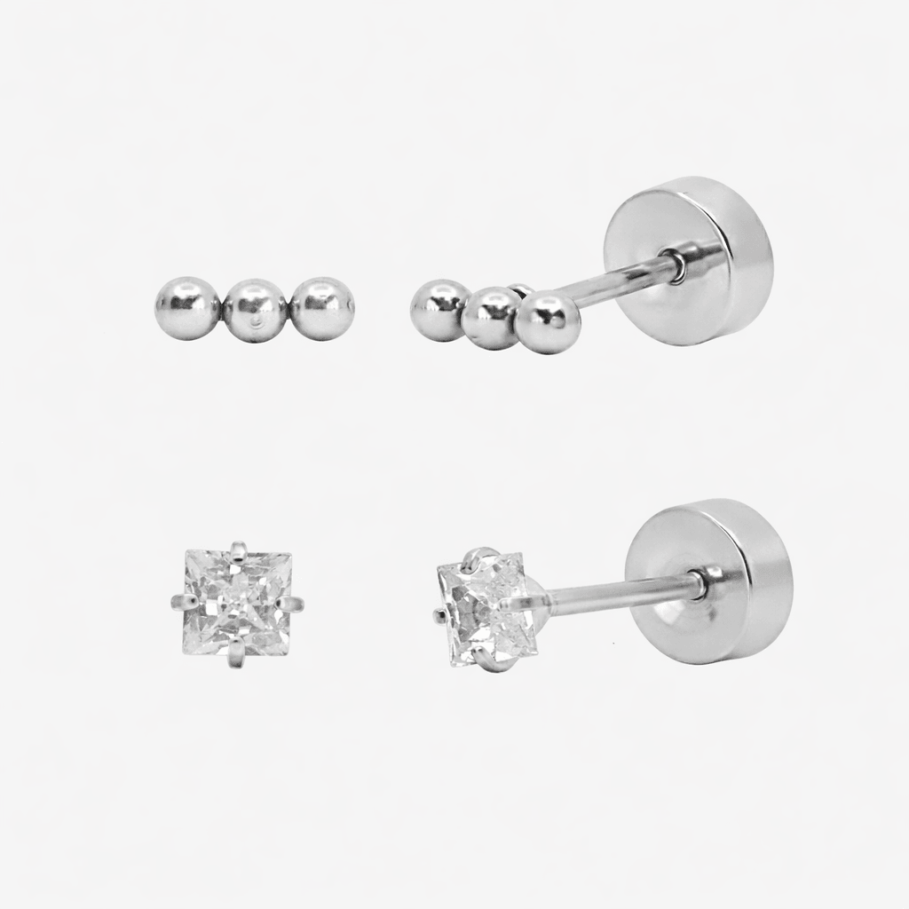 Flat Back Earrings Set Collection - EVRYJEWELS