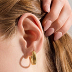 Golden Hoop Earrings
