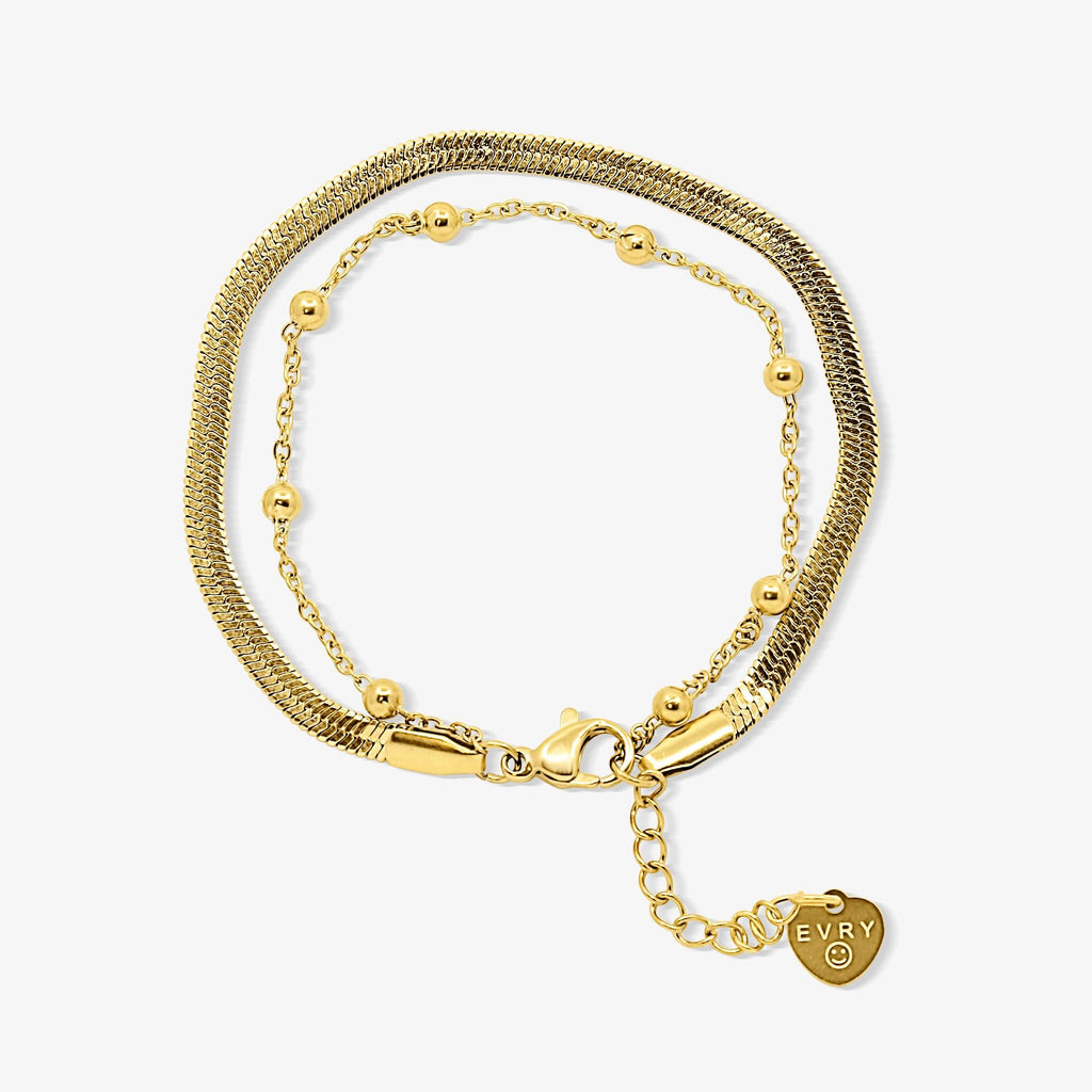 Power Stack 5-Pieces Bracelets Set