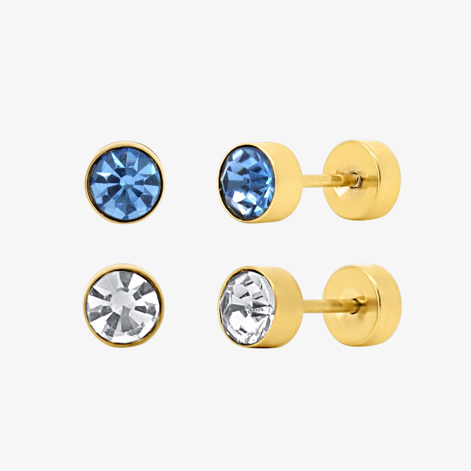 Flat Back Earrings Set Collection - EVRYJEWELS