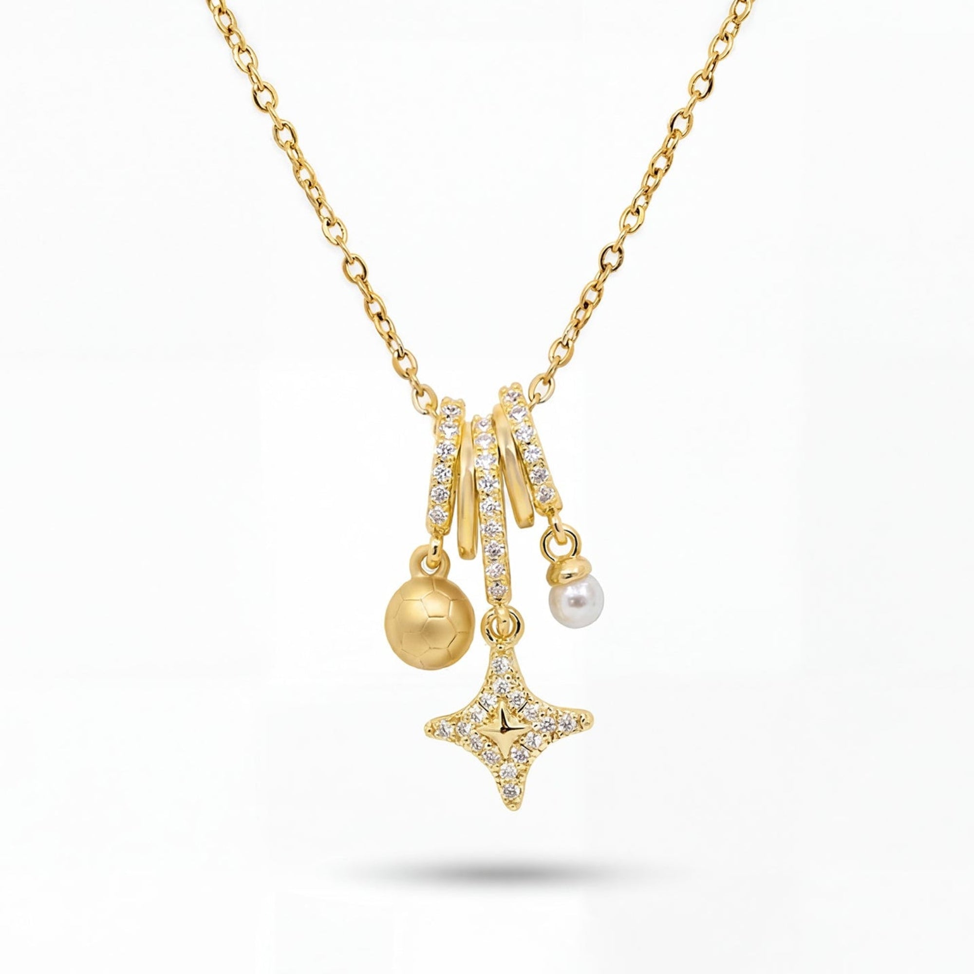Evry FC Soccer Charm Necklace